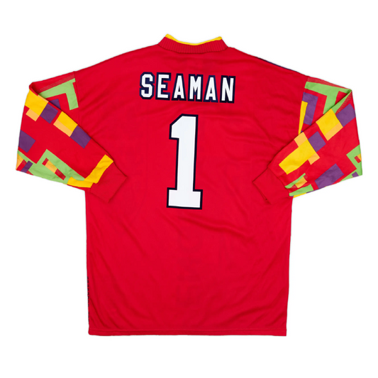 England 1995-96 GK Home Retro Jersey - Seaman #1