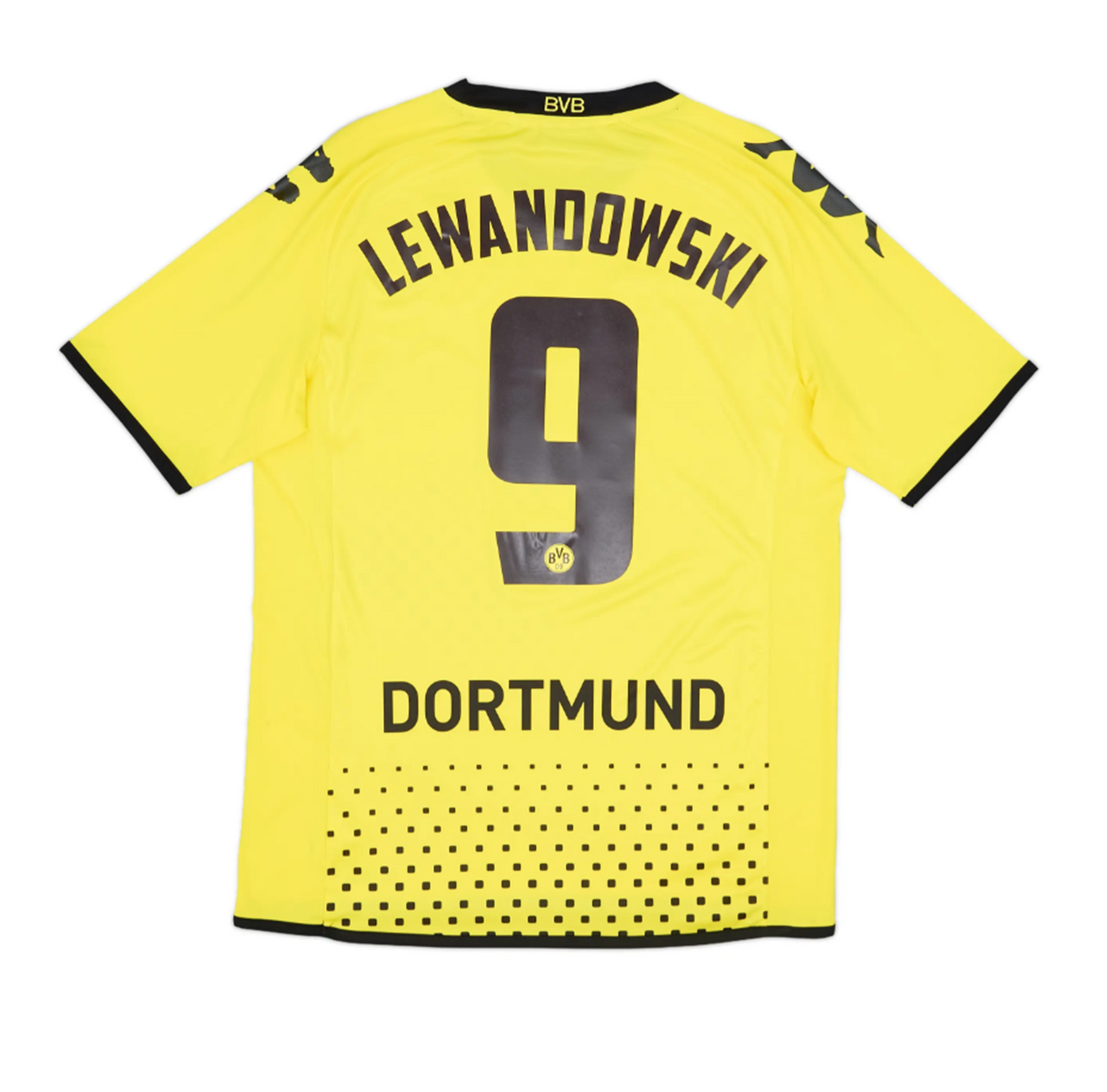 Borussia Dortmund 2011-12 Home Retro Jersey - Lewandowksi #9