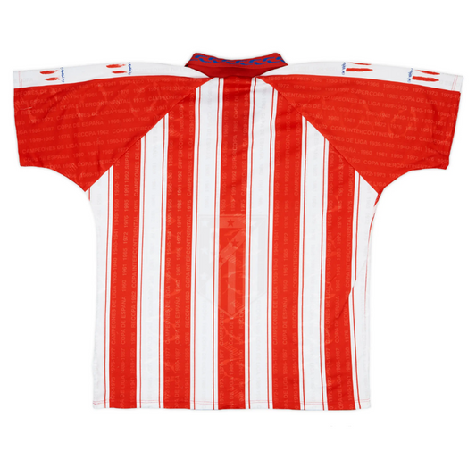 Atlético Madrid 1995-96 Home Retro Jersey