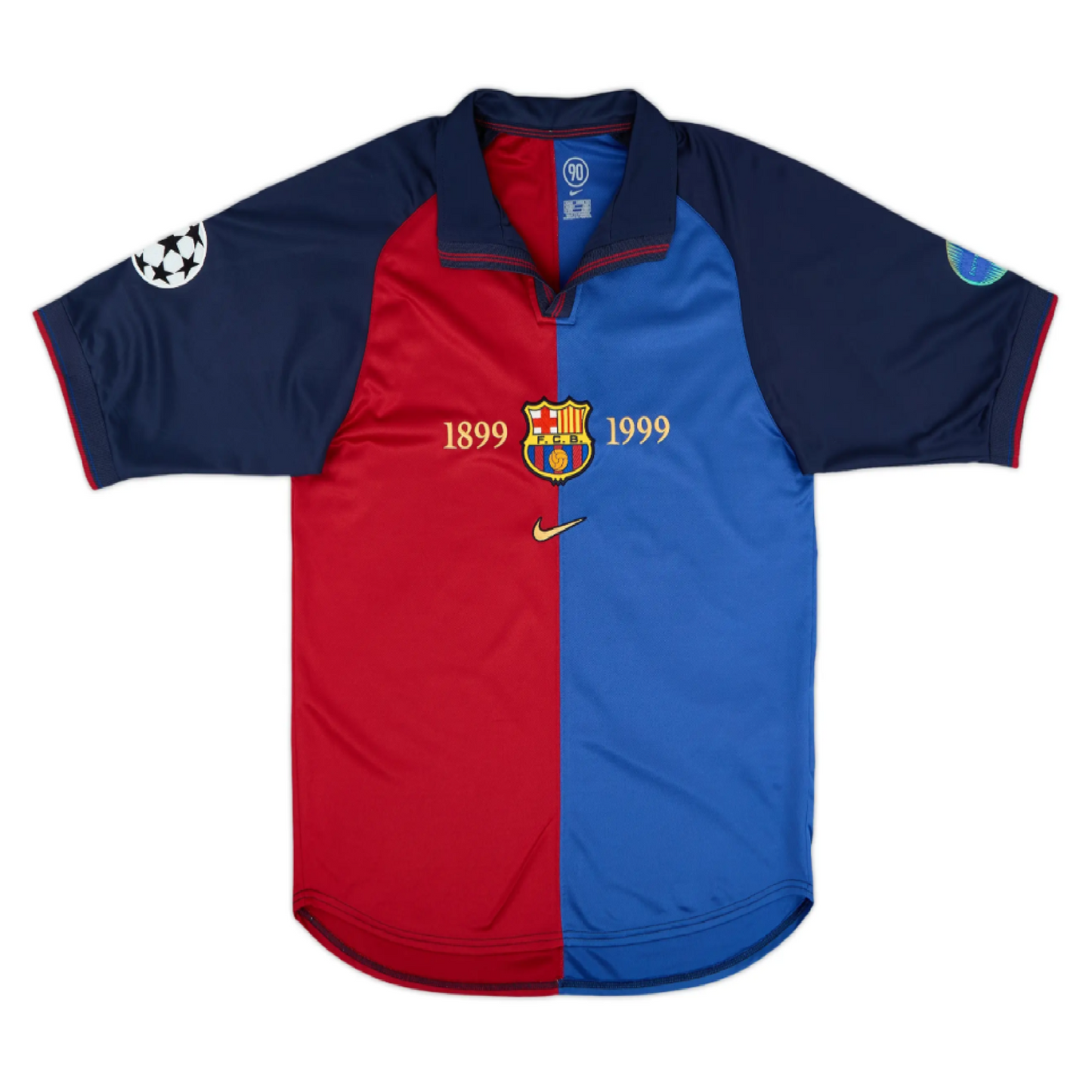 FC Barcelona 1999-2000 Home Retro Jersey - Figo #7