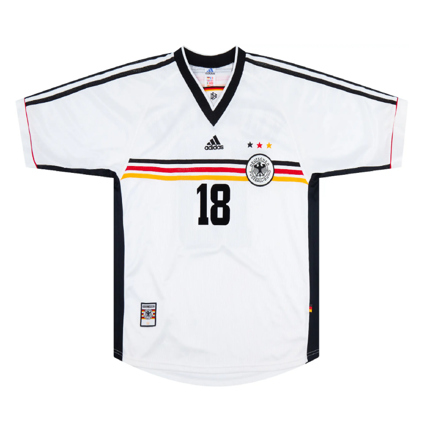 Germany 1998 Home Retro Jersey - Klinsmann #18