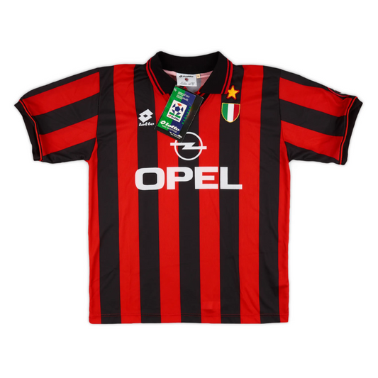 AC Milan 1996-97 Home Retro Jersey - Weah #9