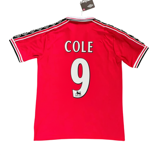 Manchester United 1998-99 Home Retro Jersey - Cole #9