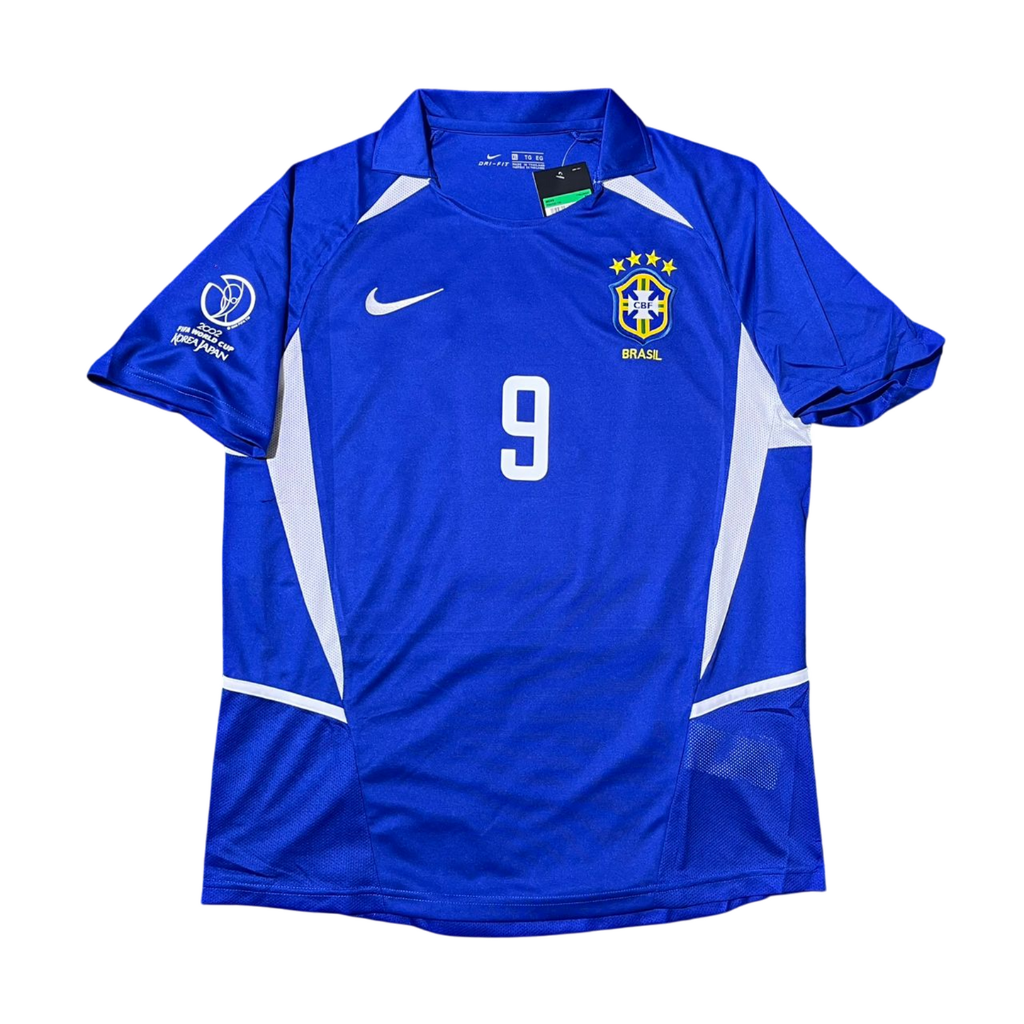 Brazil 2002 Away Retro Jersey - Ronaldo #9