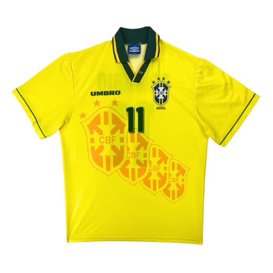 Brazil 1994 Home Retro Jersey - Romário #11