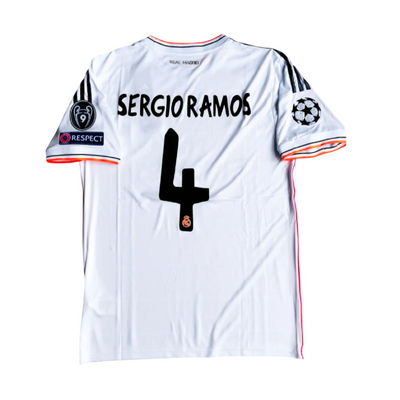 Real Madrid 2013-14 Home Retro Jersey - Sergio Ramos #4