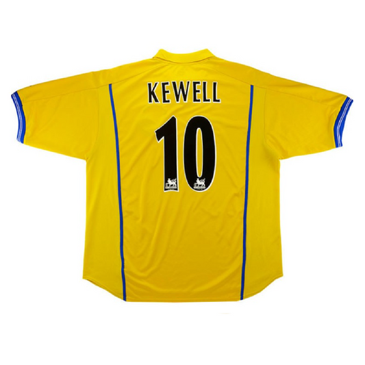 Leeds United 2000-2002 Away Retro Jersey - Kewell #10