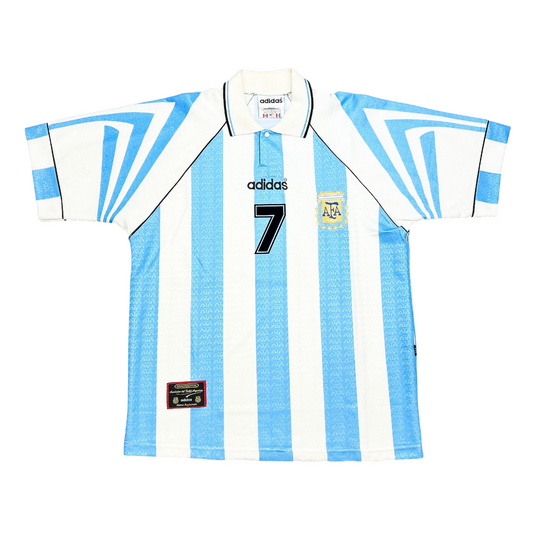 Argentina 1995 Home Retro Jersey - Caniggia #7