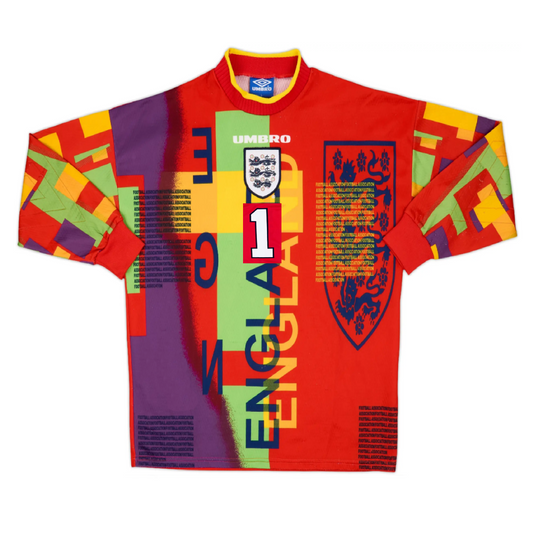 England 1995-96 GK Home Retro Jersey - Seaman #1