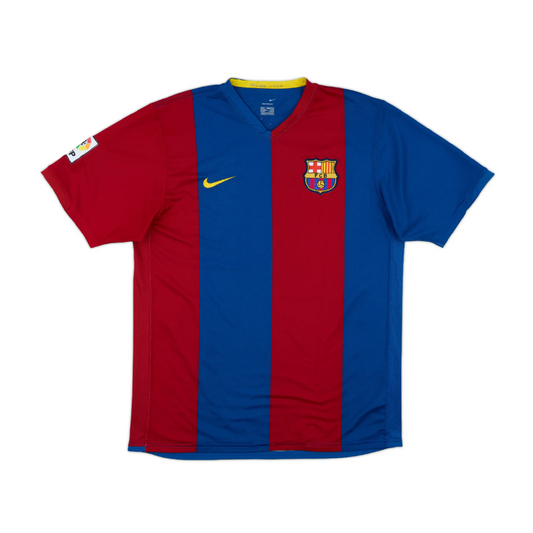 FC Barcelona 2006-07 Home Retro Jersey - Messi #19