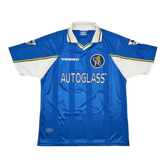 Chelsea 1997-99 Home Retro Jersey - Zola #25