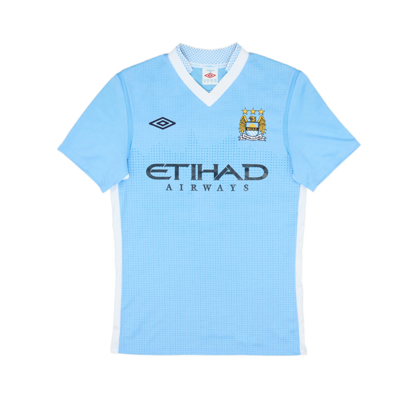 Manchester City 2011-12 Home Retro Jersey - Kun Agüero #16