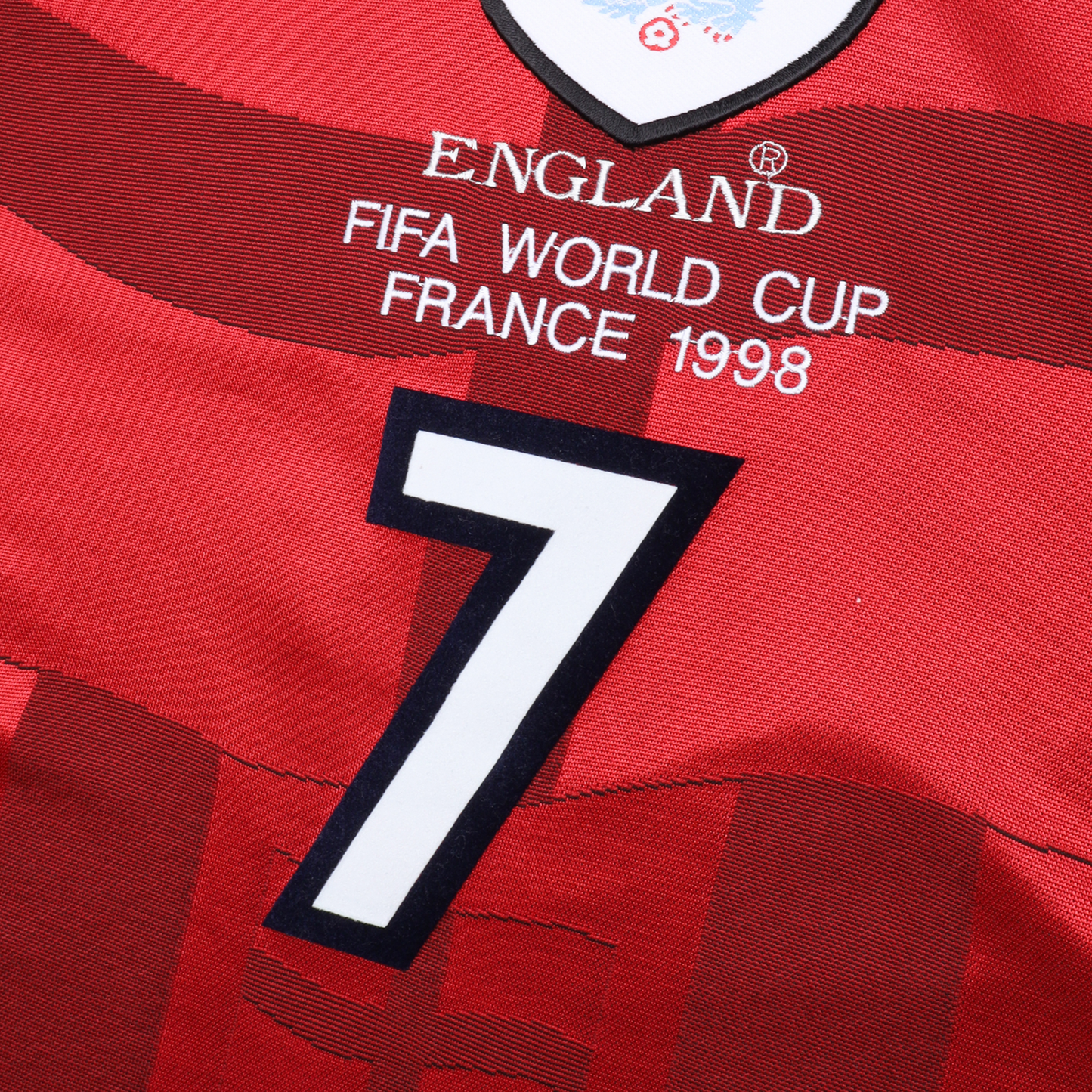 England 1998 Away Retro Jersey - Beckham #7