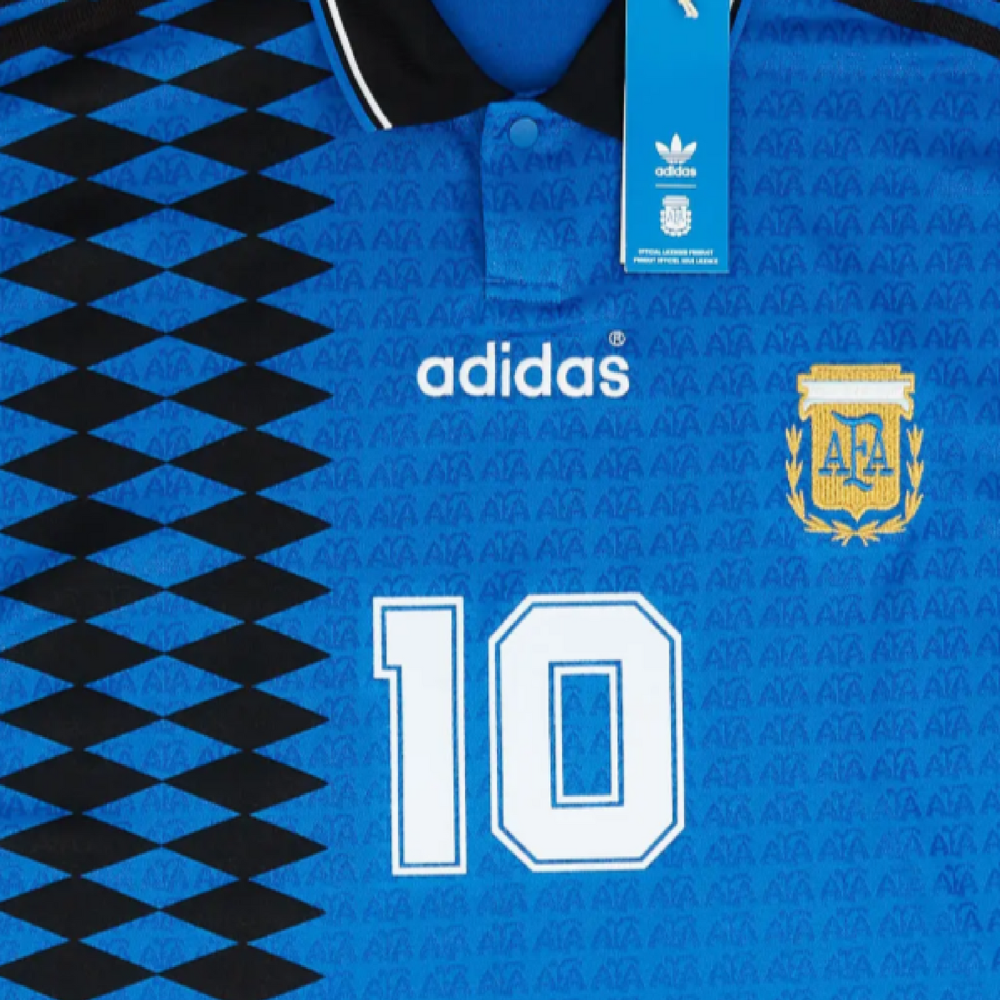 Argentina 1998 Away Retro Jersey - Maradona #10